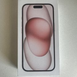 iPhone 15 Pink Unopened 