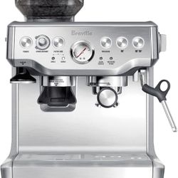 NEW - Breville Barista Express Espresso Machine, Brushed Stainless Steel, BES870XL
