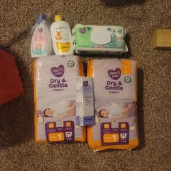 Free Baby Pampers, Wipes, Ointment , Lotion And Shampoo