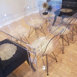 Acrylic Dining Table 