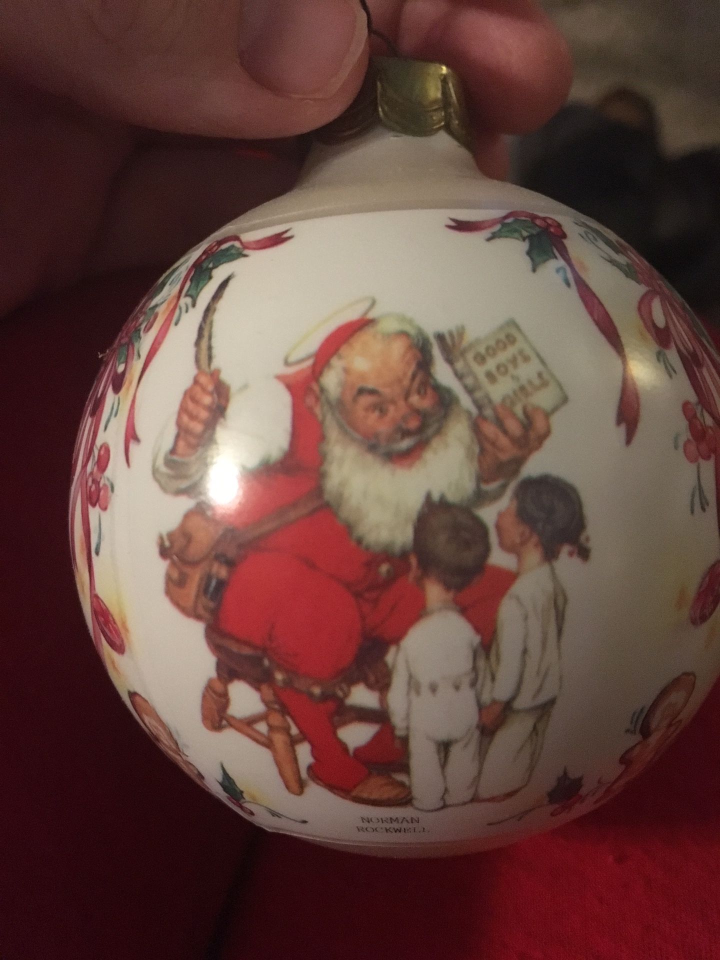 Norman Rockwell Christmas Ornaments Originals