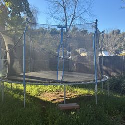 Trampoline And Net