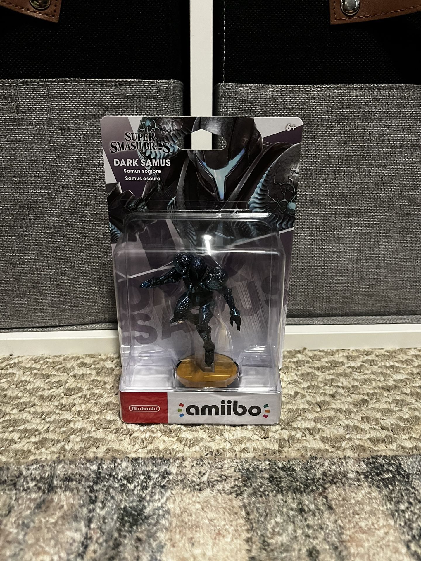 Brand New Dark Samus Amiibo For Super Smash Bros