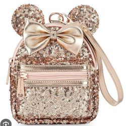 Rose Gold Disney Minnie Belt Bag