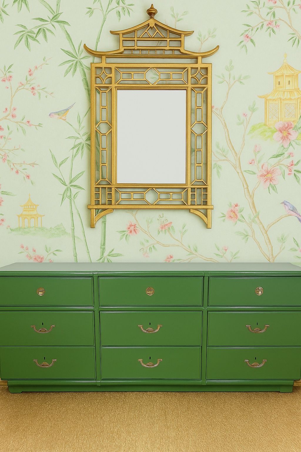 Lacquered Drexel Campaign Dressed