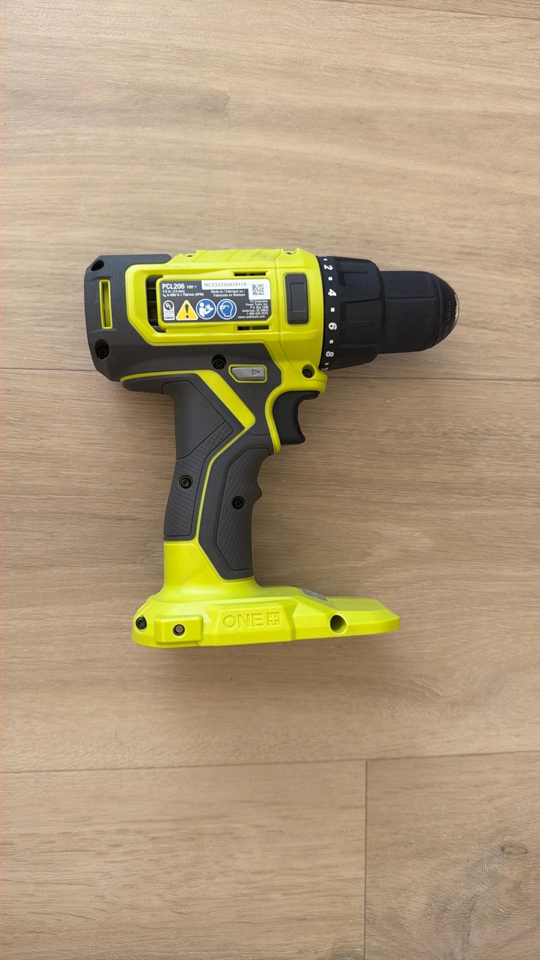 Ryobi Cordless Drill - Model PCL206 (Tool Only)