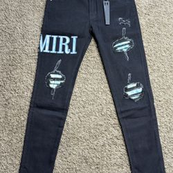 (Size 31) Black & Blue Amiri Jeans 👖 