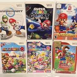 Mario Games For The Nintendo Wii $15-$50 Each