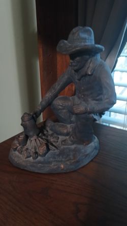 "Cowboy Campfire" sculpture by SUNDANCE ORIGINALS