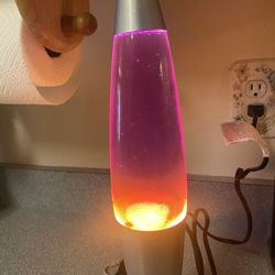 Purple And Yellow Lava Lamp