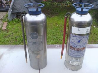 Chrome Fire Extinguishers (2)