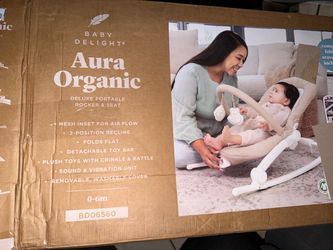 Baby Delight Aura Organic Deluxe Portable Rocker & Seat