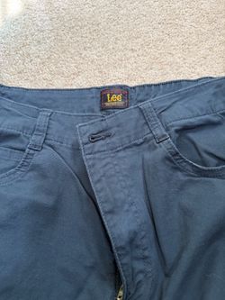 Lee Navy Blue Cotton Pants