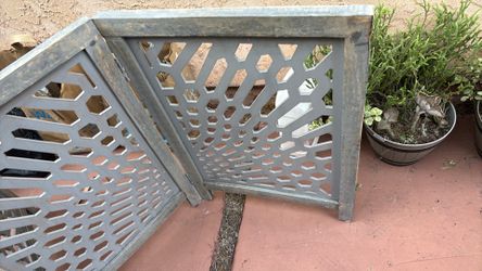 Wooded gate / Dog Gate -Gray 