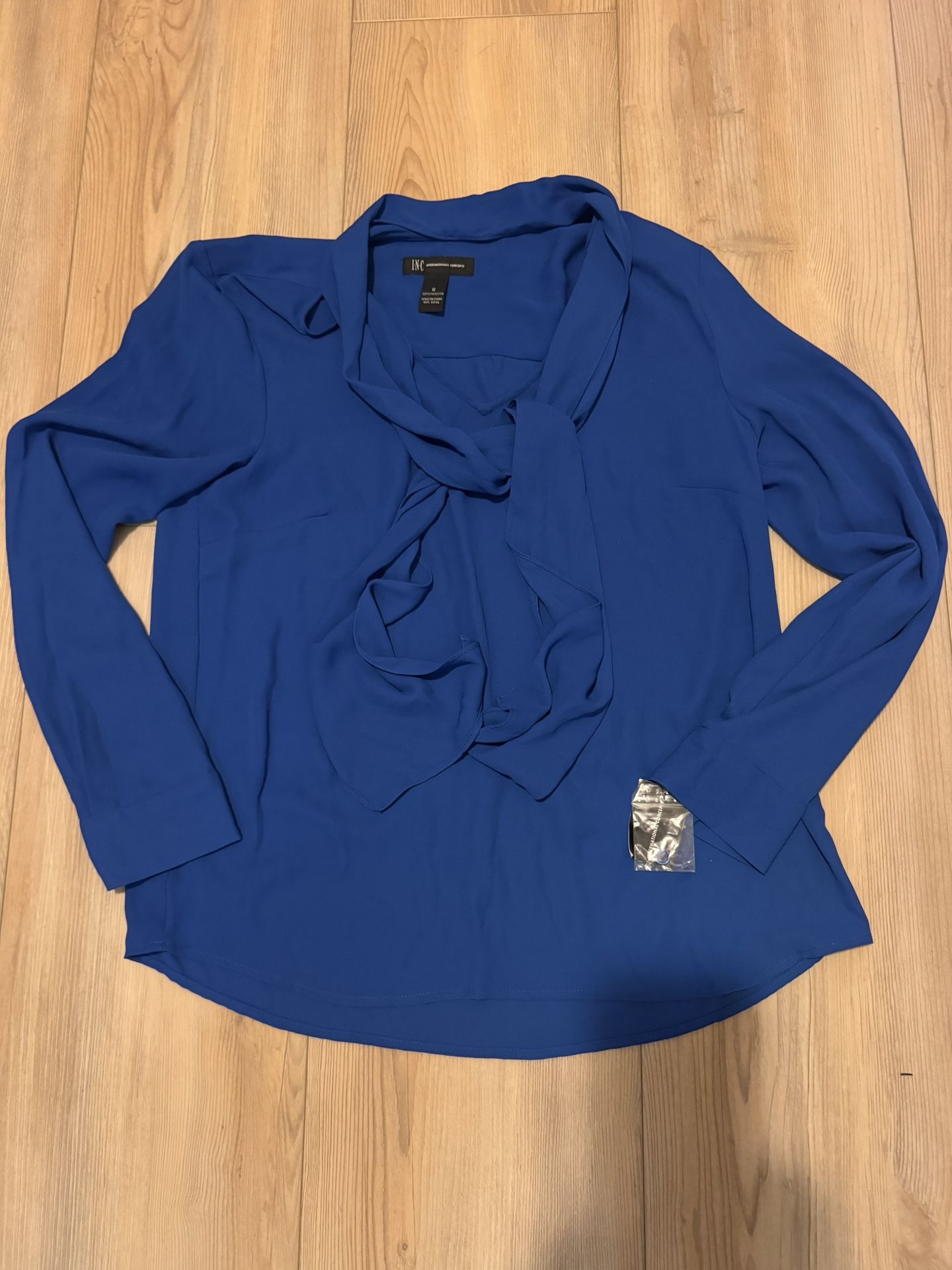 INC Blue  Blouse – Size 6