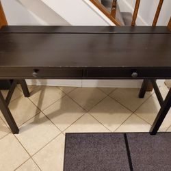 Black Desk With Drawers