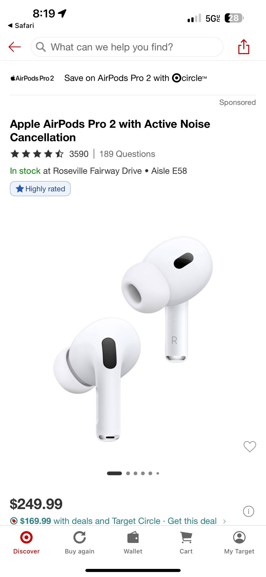 Apple AirPods Pro 2 with Active Noise Cancellation (100% Legit