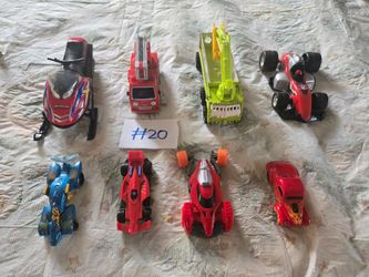 Lot of 8 Mixed Toy Vehicles