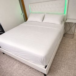 Queen Size Bed  Includes Mattress 