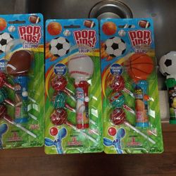 🍭 "Pop-Ups!" Lollipop Holder/Saver Collectible Dispenser ×3 +1 for FREE 🍭