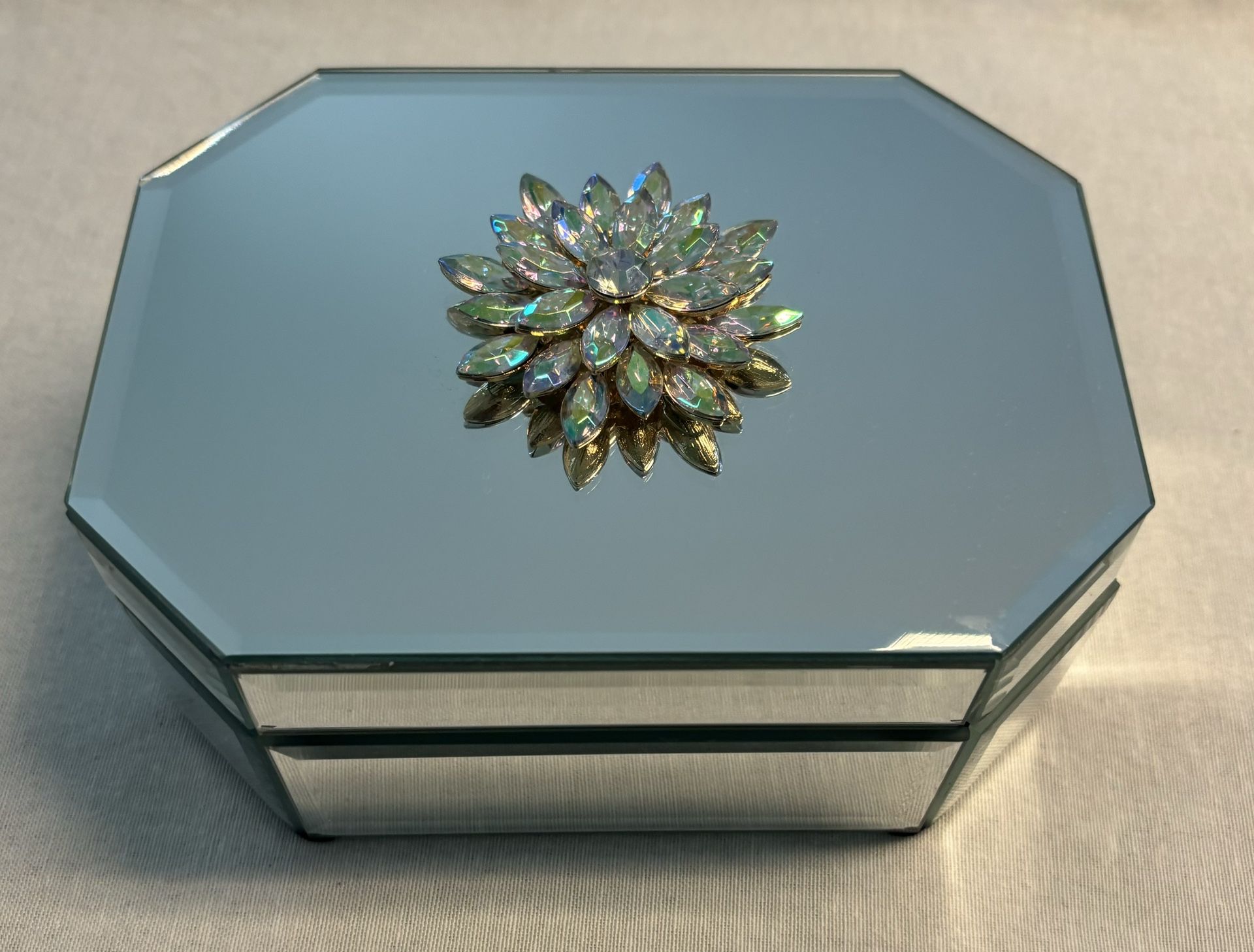 Rhinestone Jewelry Box 5”x7”