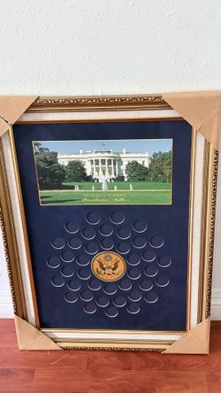 Two Presidential Coin Frames