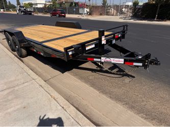 Tilt equipment trailer