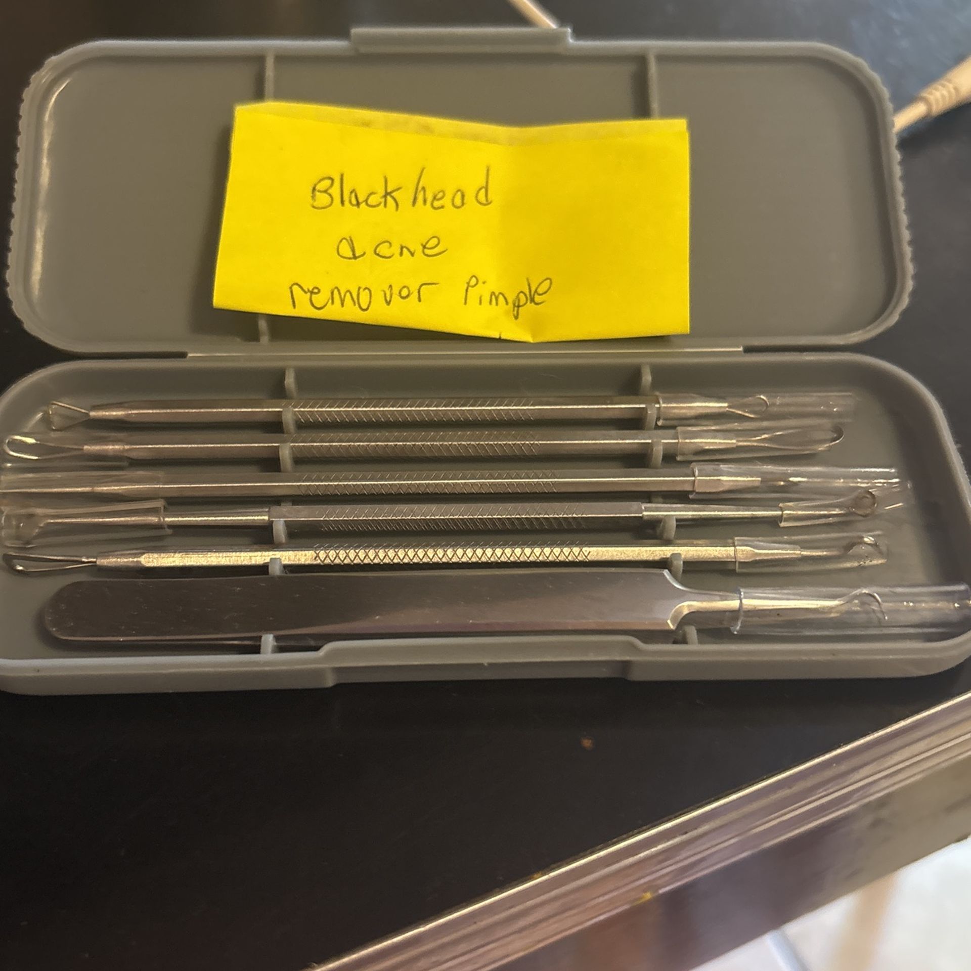 Blk Head Acne Pimple Extractor Tool Removal Kit