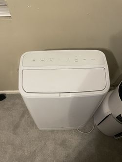 GE - 450 Sq. Ft. 10,400 BTU Smart Portable Air Conditioner - White