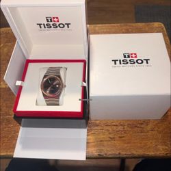 Tissot Powermatic 80, 18k Gold Bezel 