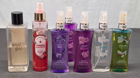 Victoria's Secret, Bath & Body Works, and Body Fantasies Fragrance Mists