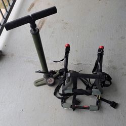 Bicycle Rack For Car Trunk And Air Pump