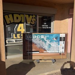 75 Tv Free Delivery $55 Down On Financing 6 Month Warranty 75 Lg Tv Smart 4K Hdtv 