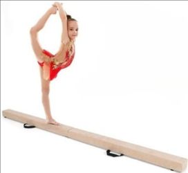 7FT Folding Gymnastic Beam Portable Floor Balance Beam w/Handles NEW