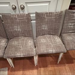 Wood chairs.  Set of four.