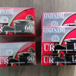 Maxwell Blank Audio Cassette Tapes 60 ~ 90~ 120 Minutes 