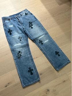Chrome Hearts Galaxy Patch Jeans