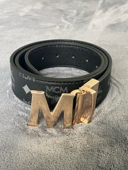 Black & Gold Reversible MCM Belt 42/105 | Decent Condition, No Box