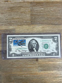 $2 old bill stamped series 1976