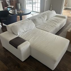 CB2 Leanne Ford Cloud Sectional Couch with chaise