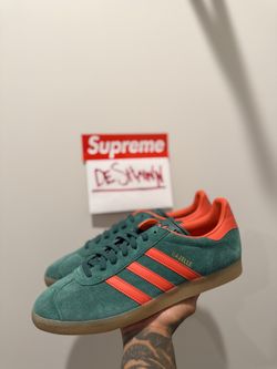 Adidas Gazelle Green Orange