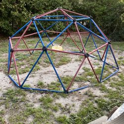 Climbing Dome Trampoline And Swing Seat 