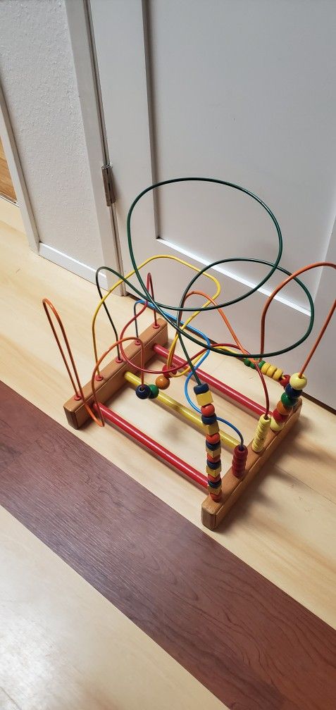 Free Bead Maze Roller Coaster Toy For Toddler/kids