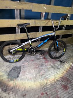 GT FACTORY BMX Bike Silver Blue Black