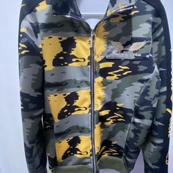 Robin jeans tracksuit jacket Camo print 