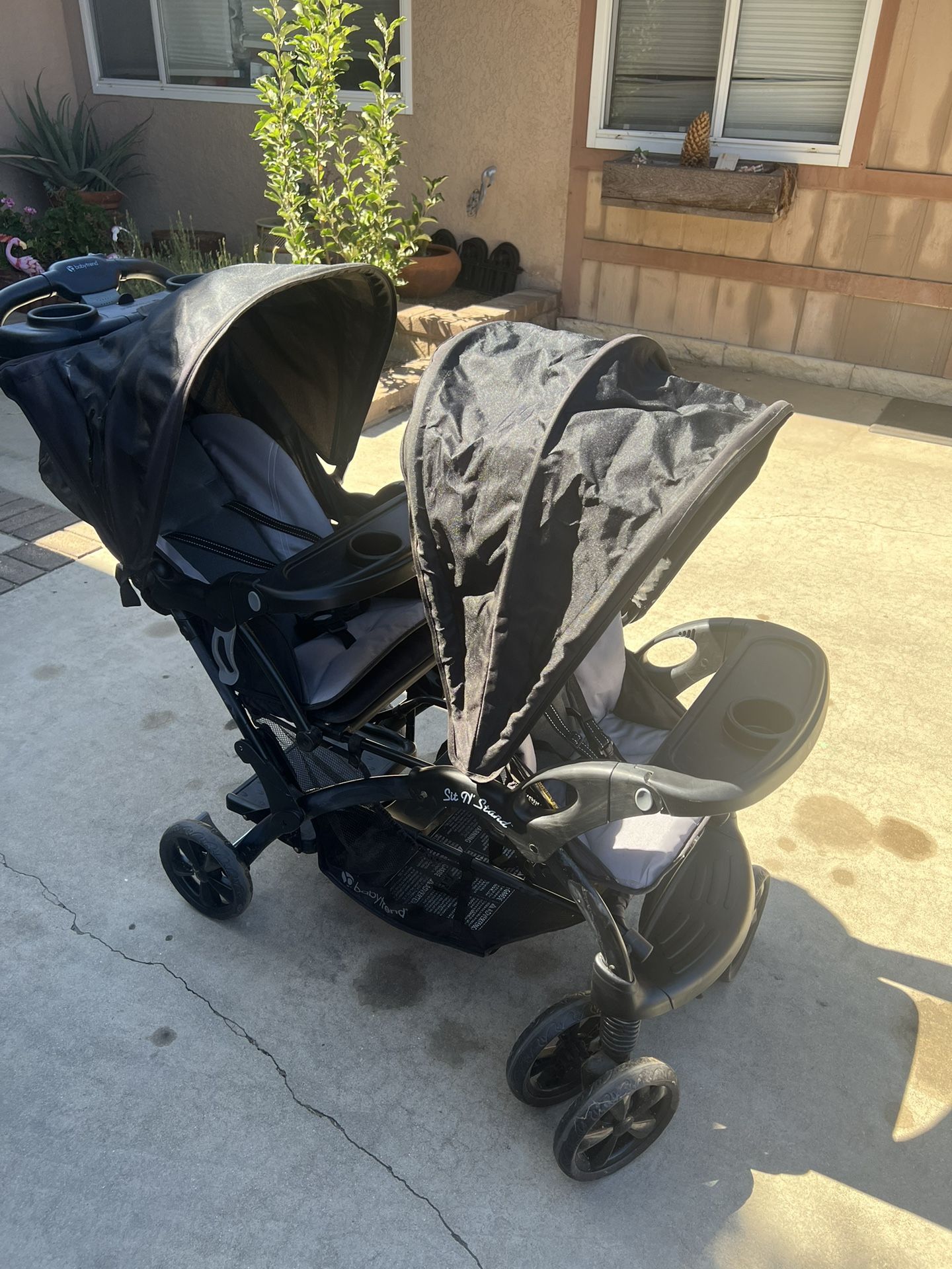 Stroller Baby trend Sit N Stand Double Stroller - www.disolcolor.com