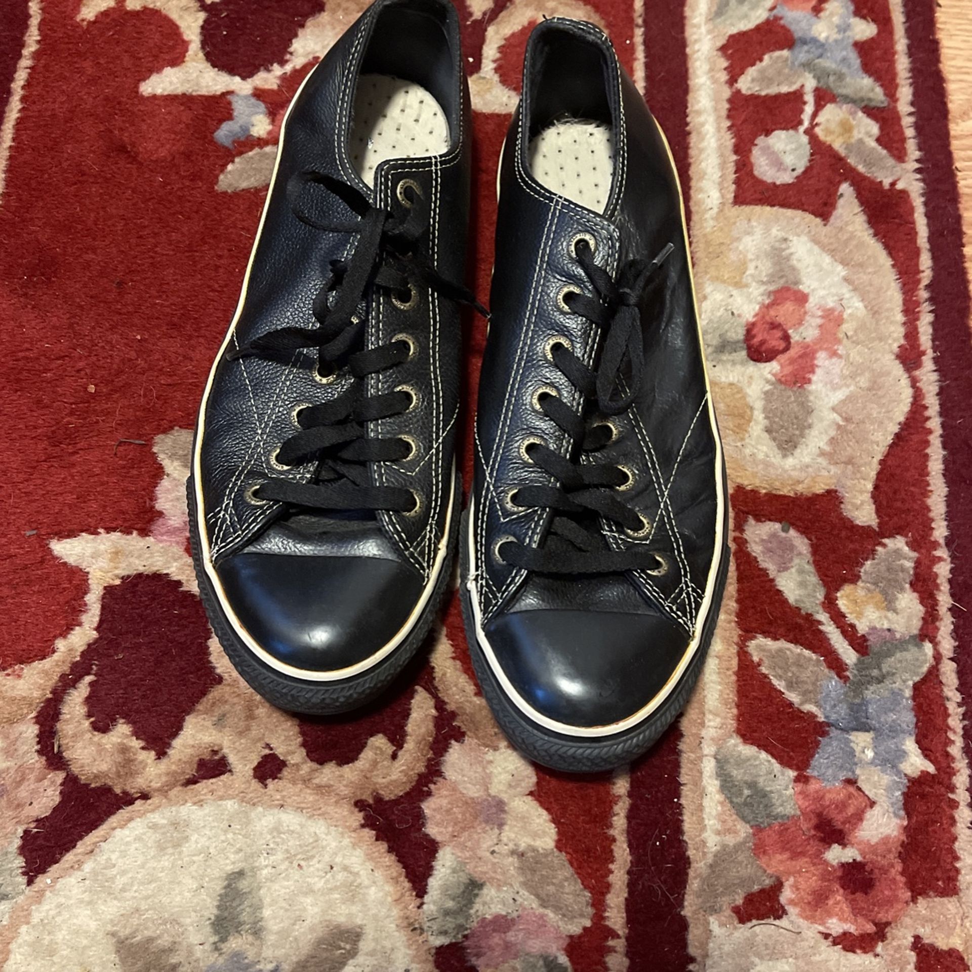 All Star Converse Size 11 All Leather Men Shoes