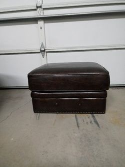 Brand New leather Ottoman