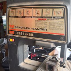 12 Inch Craftsman Band Saw-sander 