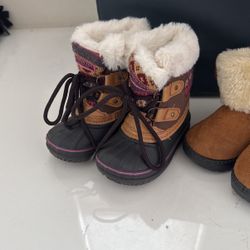 Boots For Little Girls Size 5 And 4